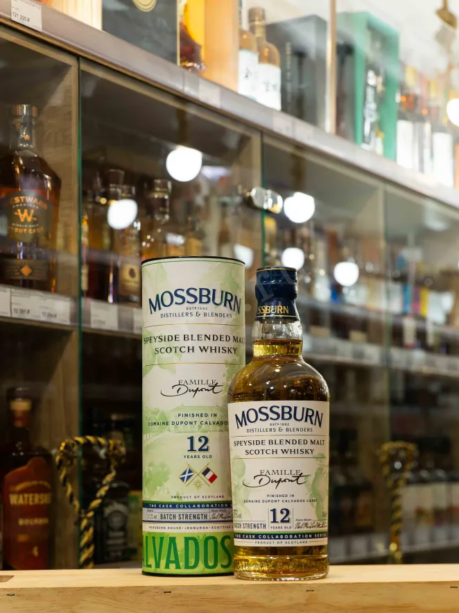 В магазине Крю Профи Mossburn Calvados Dupont Cask Finish 12 Years Old in tube 0.7 л