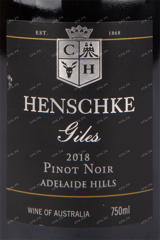 Вино Henschke Giles Pinot Noir 2018 0.75 л
