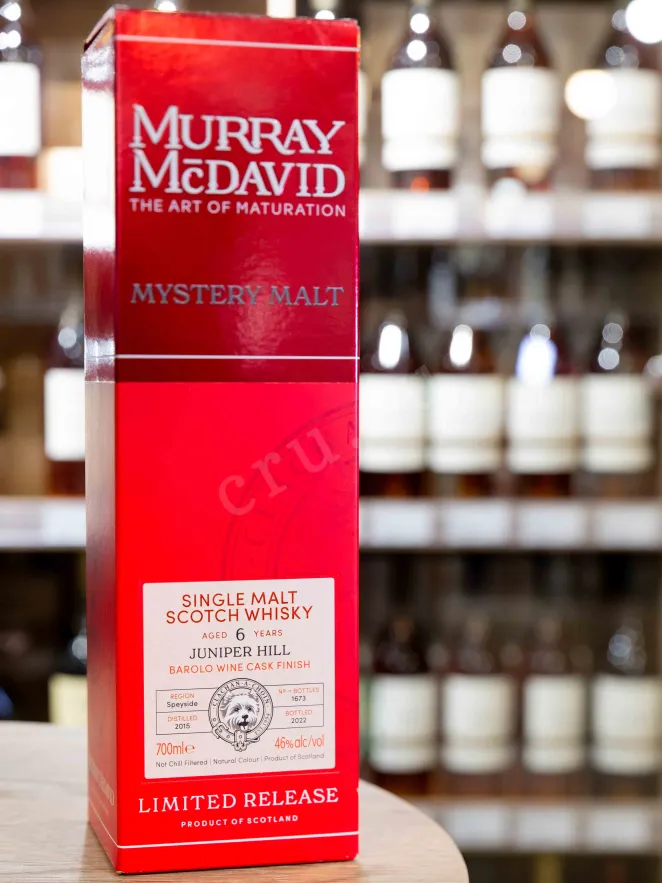 В магазине Крю Профи Murray McDavid Mystery Malt Juniper Hill 6 Years Old gift box 0.7 л