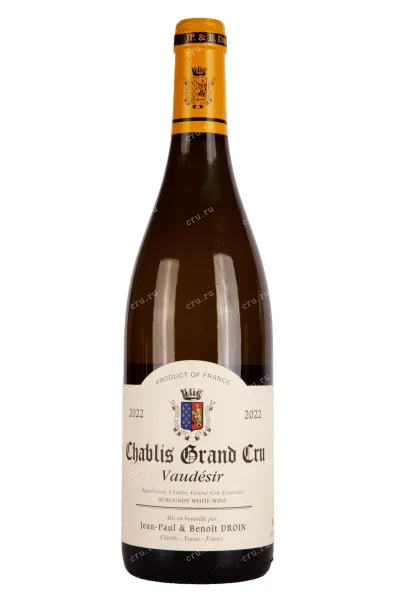 Вино Jean-Paul & Benoit Droin Chablis Grand Cru Vaudesir 2022 0.75 л