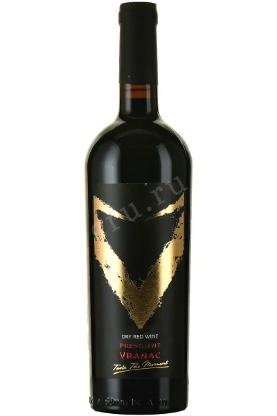Вино BT Winery, President Vranac 0.75 л
