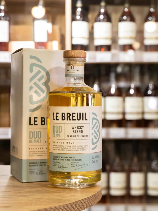 В магазине Крю Профи Le Breuil Duo de Malt Blend gift box 0.7 л