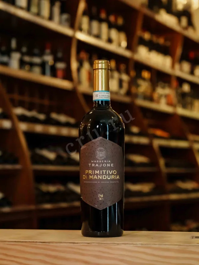 В магазине Крю Профи Primitivo di Manduria Masseria Trajone 2022 0.75 л