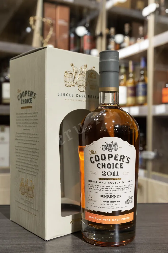В магазине Крю Профи The Cooper's Choice Benrinnes Malaga Wine Cask Finish in gift box 0.7 л