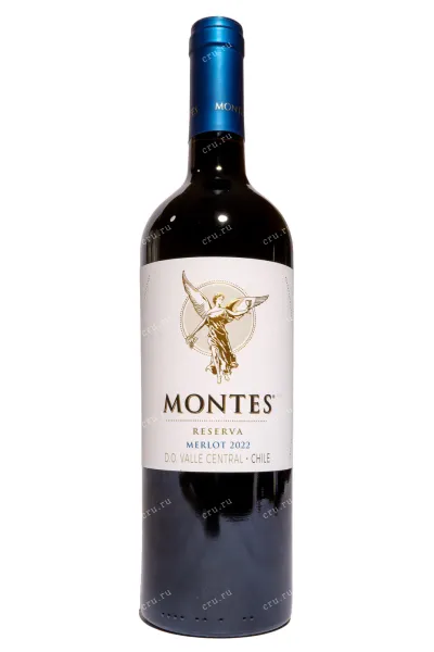Вино Montes Reserva Merlot 2022 0.75 л