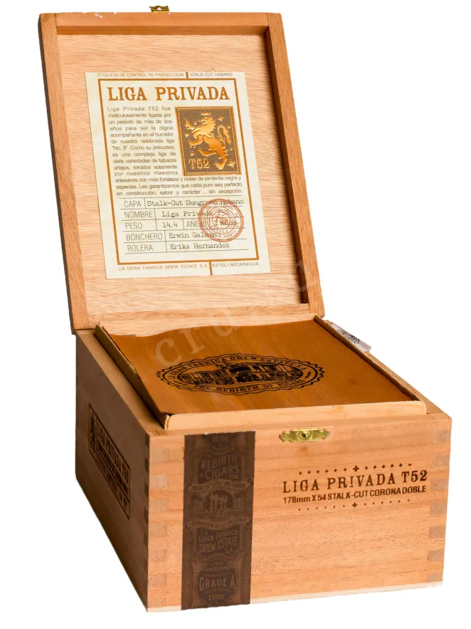 Сигары Liga Privada T52 Corona Doble *24
