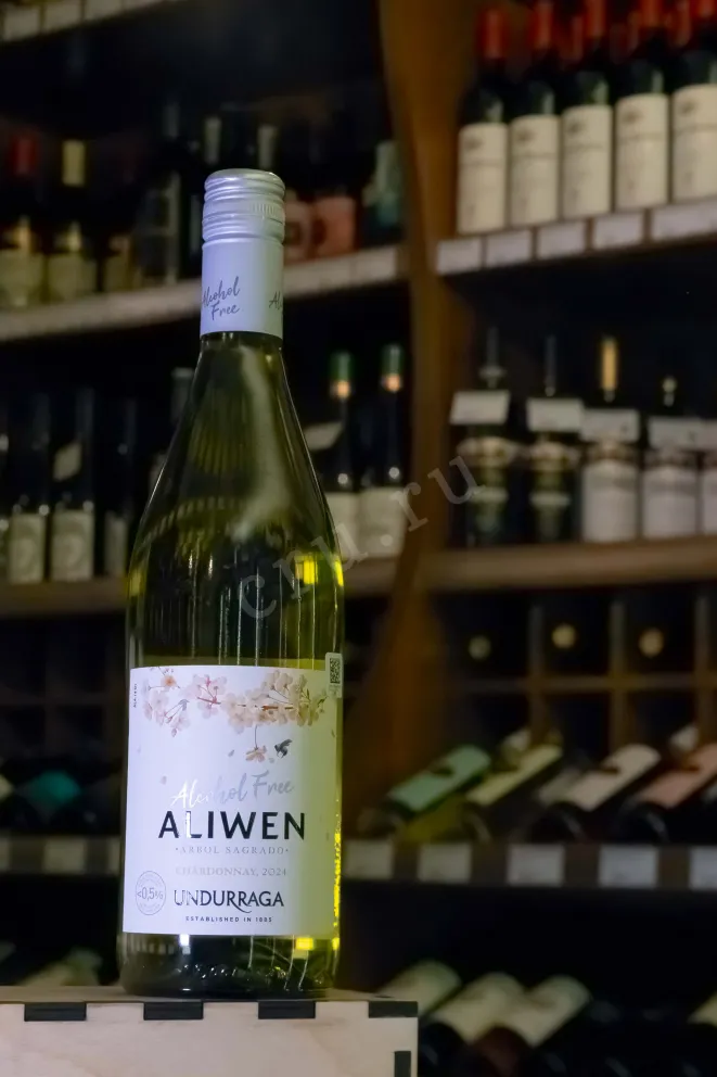 Вино Undurraga Aliwen Charrdonay Alcohol Free DO 2024 0.75 л