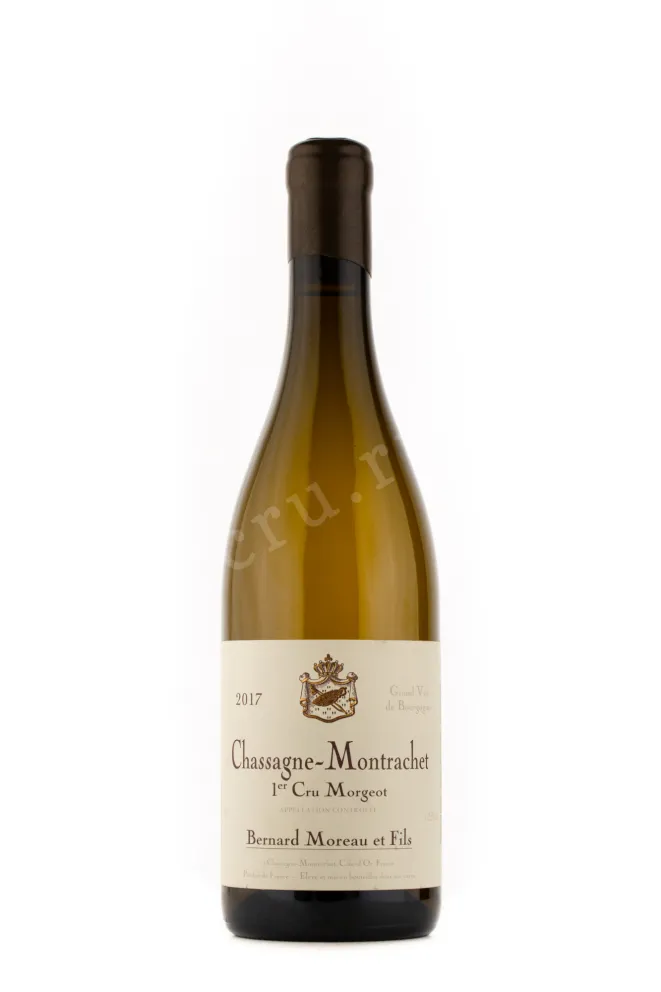 Вино Chassagne-Montrachet Cru Morgeot Bernard Moreau et Fils 2017 0.75 л