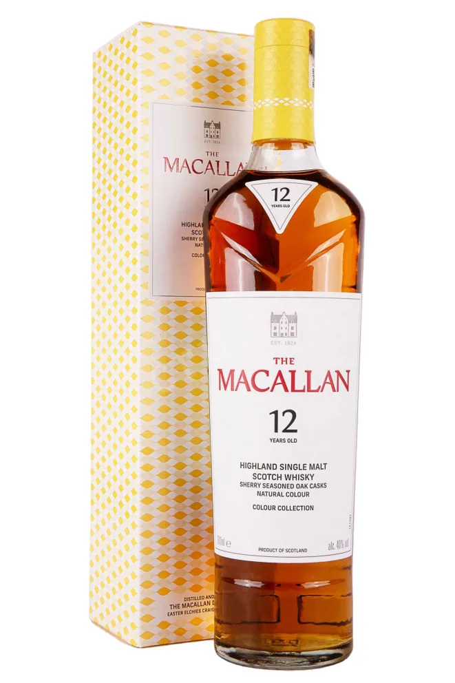 Виски Macallan Colour Collection 12 years old gift box  0.7 л
