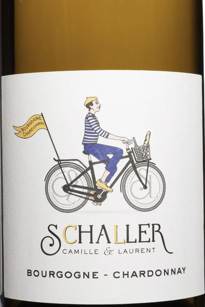 Этикетка Camille & Laurent Schaller Bourgogne Chardonnay 2023 0.75 л