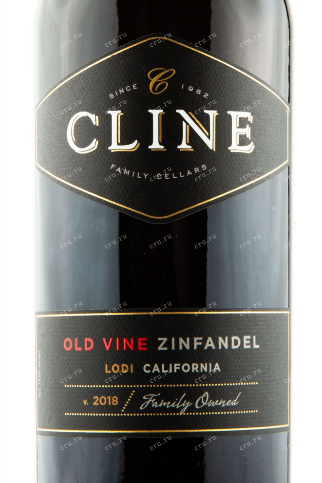 Вино Cline California Zinfandel Vintage 2018 0.75 л