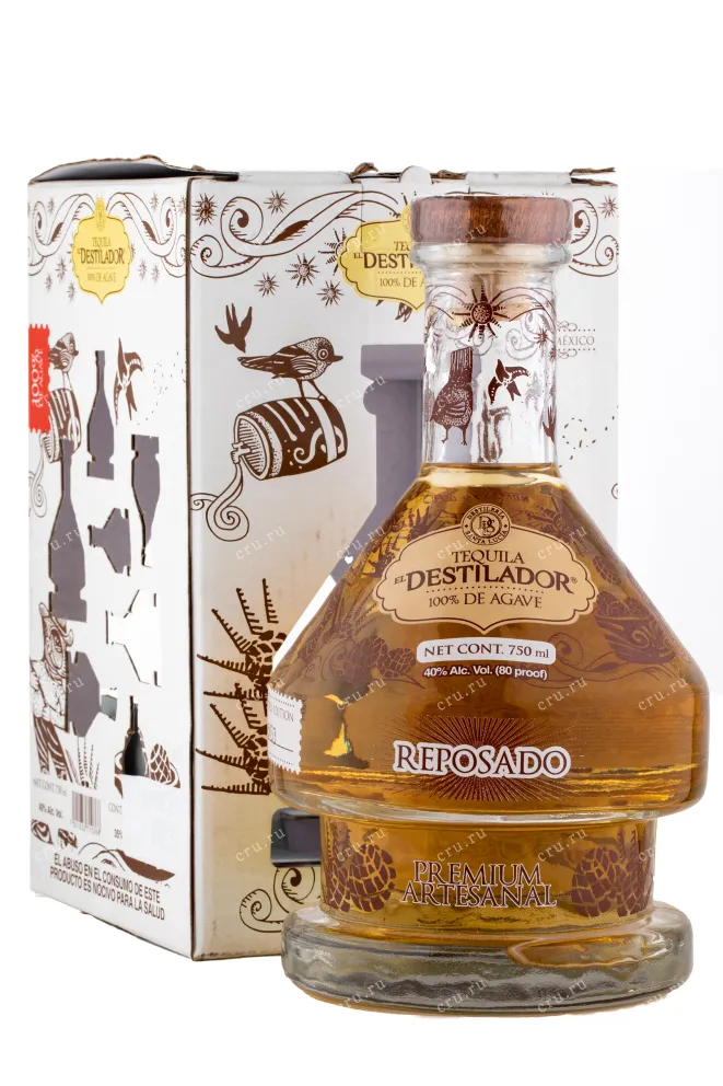 Текила El Destilador Reposado Premium Artesanal  0.75 л