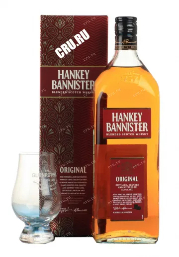 Фото — Виски Hankey Bannister 3 years in gift box  1 л
