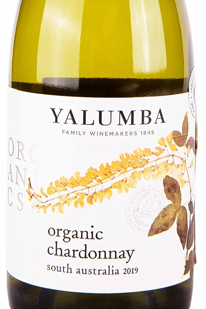 Этикетка Yalumba Organic Chardonnay 2019 0.75 л