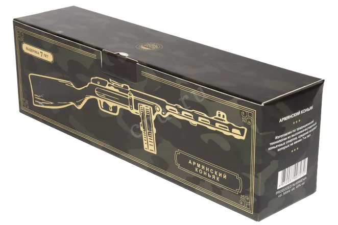 Подарочная коробка Vedi Alco KV 7 Years PPSH Gun in gift box 2017 0.5 л