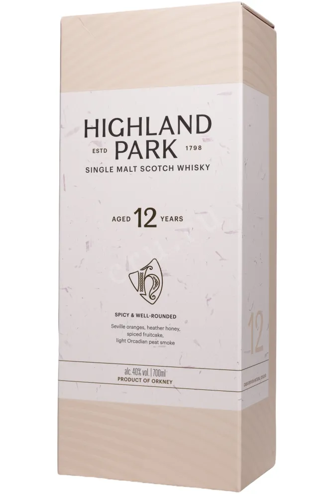 Подарочная коробка Highland Park 12 years in gift box 0.7 л