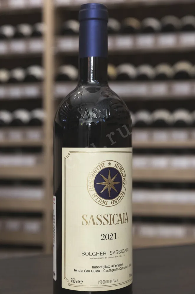 В магазине Крю Профи Sassicaia Bolgheri 2021 0.75 л