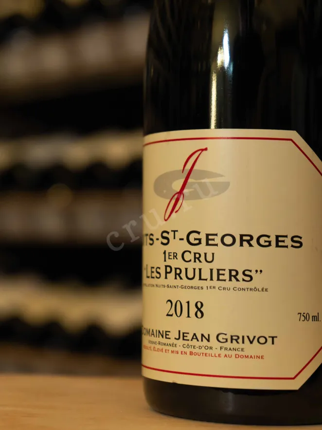 В магазине Крю Профи Domaine Jean Grivot Nuits-St-Georges 1er Cru Les Pruliers 2018 0.75 л