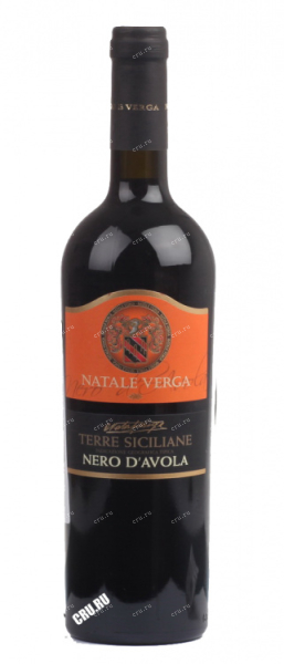 Вино Natale Verga Nero d`Avola Terre Siciliane  0.75 л