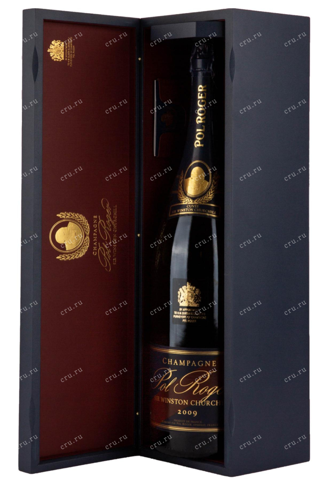 Шампанское Pol Roger Cuvee Sir Winston Churchill in gift box 2009 3 л