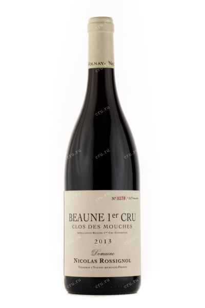 Вино Domaine Nicolas Rossignol Beaune 1er Cru Clos De Mouches 2013 0.75 л