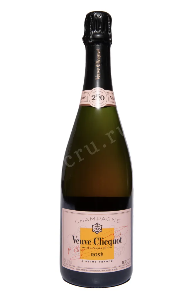 Бутылка Veuve Clicquot Brut Rose with gift box 2019 0.75 л
