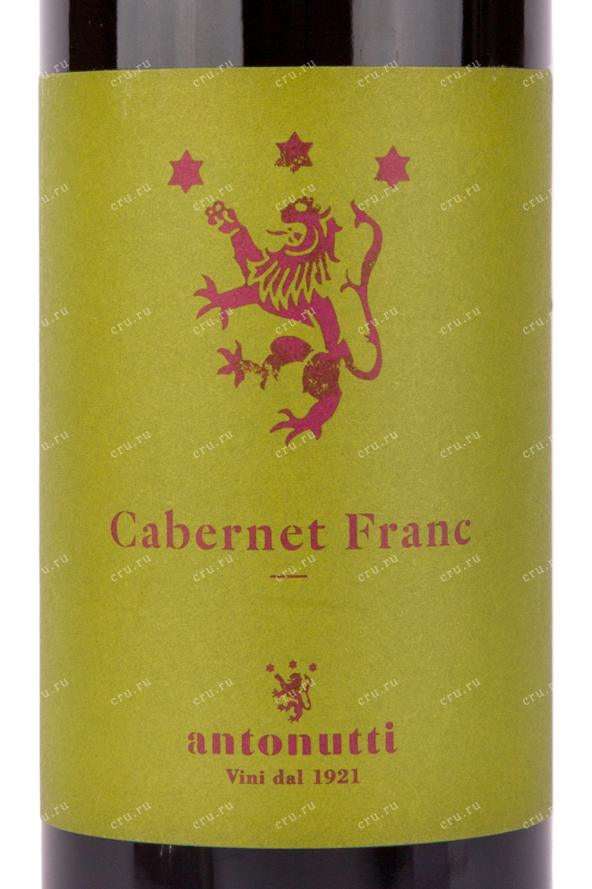 Этикетка вина Antonutti Cabernet Franc 0.75 л
