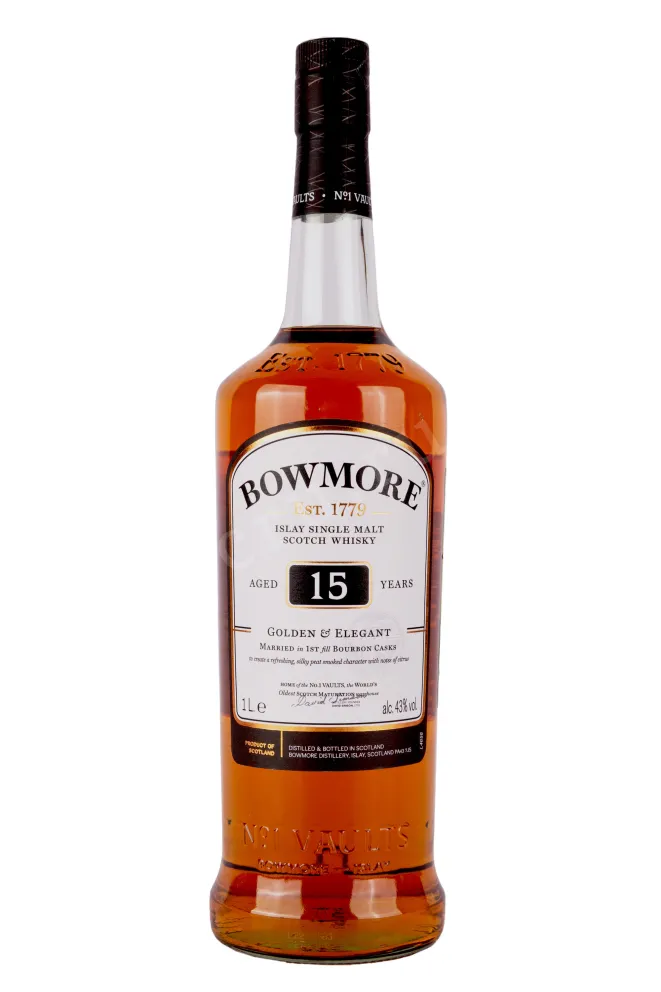 Бутылка Bowmore 15 years in gift box 1 л