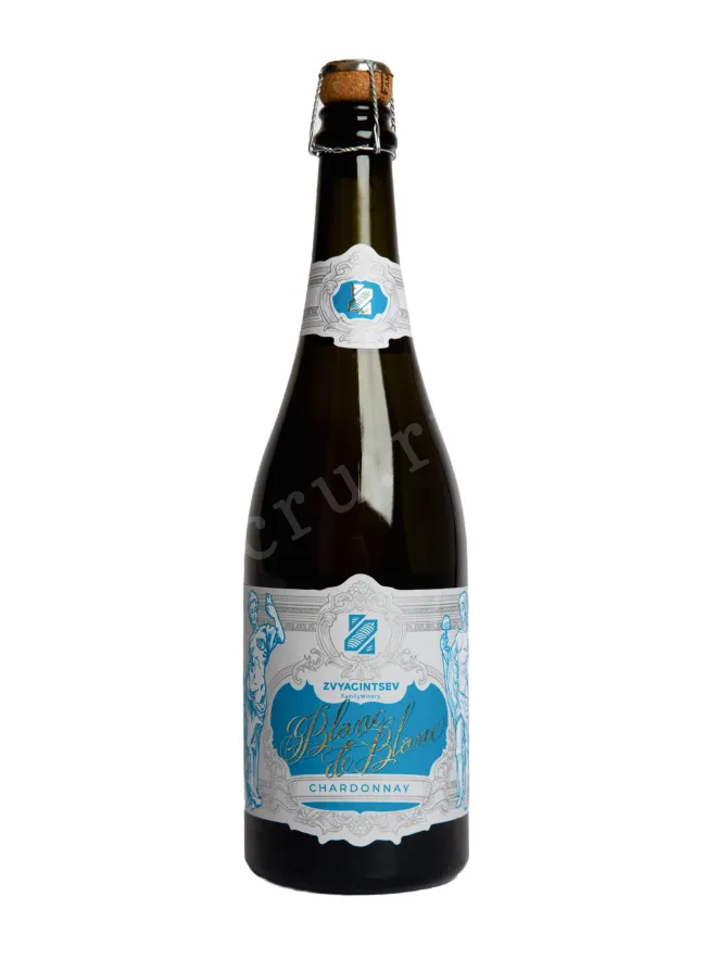 Игристое вино Звягинцев Блан де Блан Шардоне  2024 0.75 л