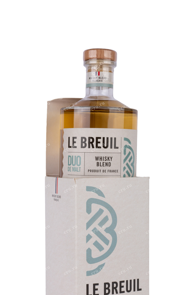 Виски Le Breuil Duo de Malt Blend gift box  0.7 л