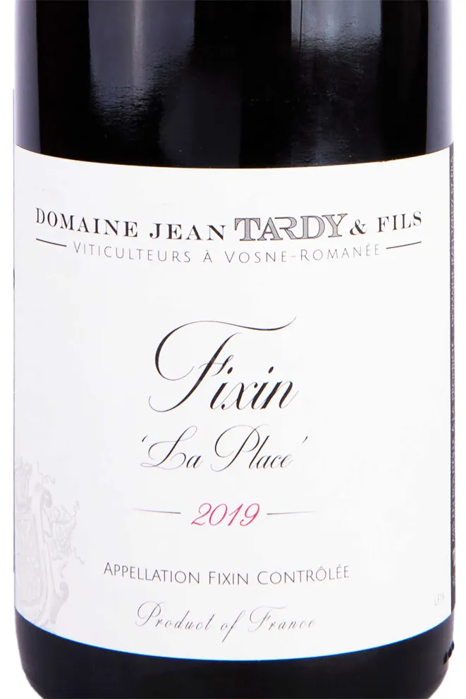 Этикетка Jean Tardy & Fils Fixin La Place 2019 0.75 л