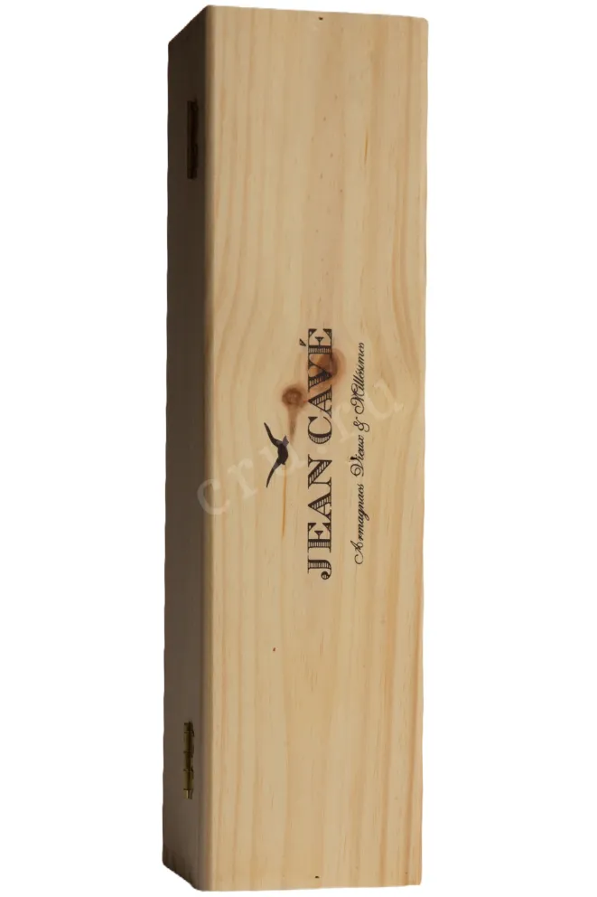Деревянная коробка Jean Cave Vieil Armagnac 1989 AOC wooden box 1989 0.7 л