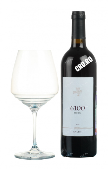 Вино 6100 Trinity red dry 2014 0.75 л