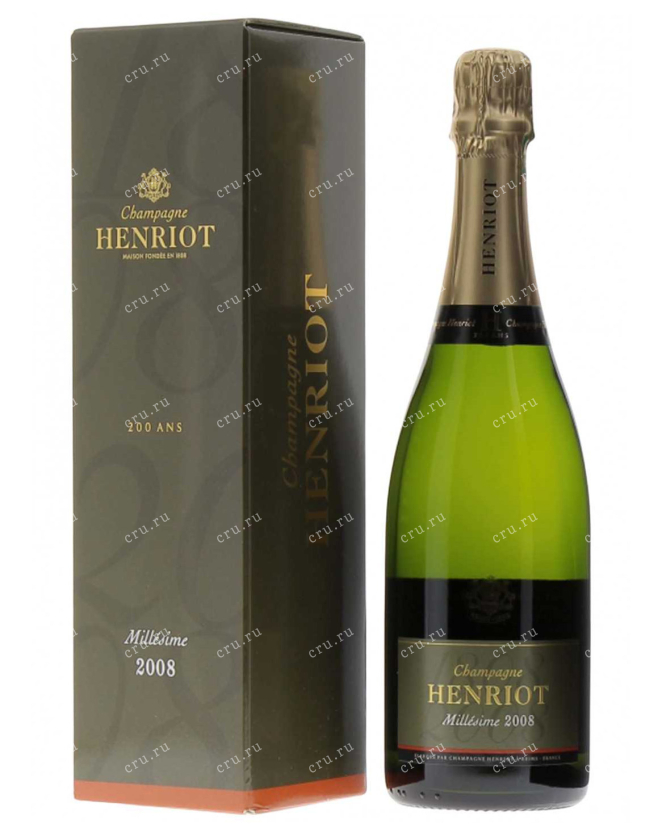 Шампанское Henriot Brut Millesimе in gif box 2008 0.75 л