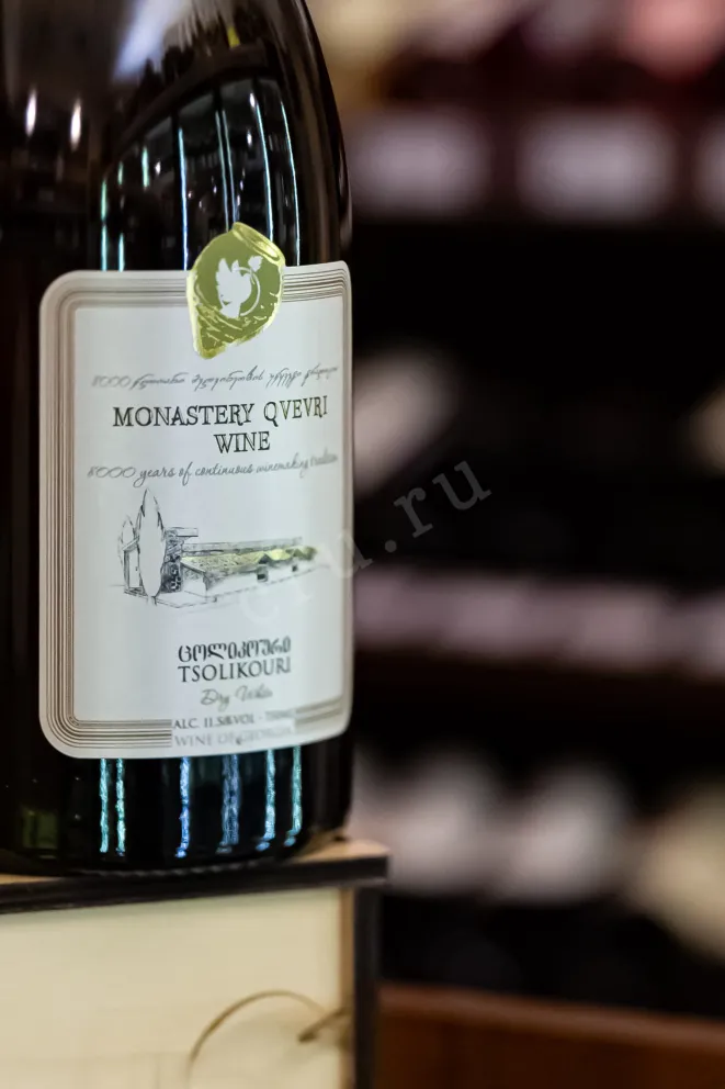 В магазине Крю Профи Winery Khareba Monastery Qvevri Wine Tsolikouri 2021 0.75 л