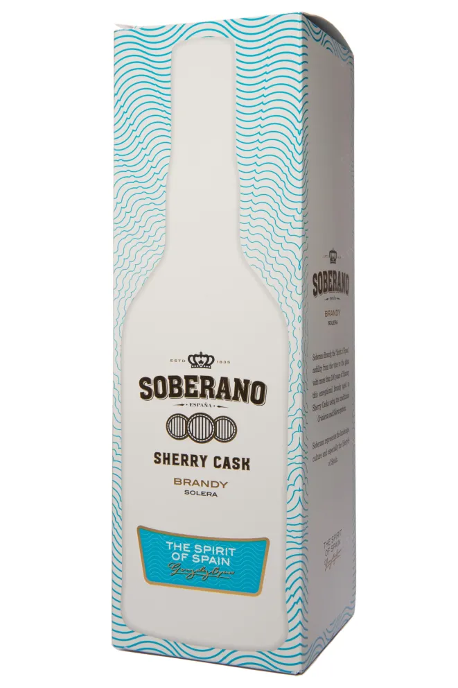 Подарочная коробка Soberano Solera with gift box 0.7 л