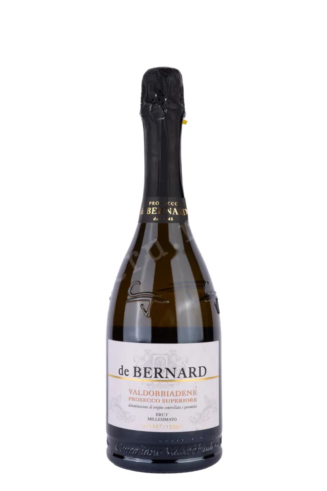 Игристое вино De Bernard Valdobbiadene Prosecco Superiore Brut Millesimato 2022 0.75 л