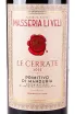 Этикетка asseria Li Veli Le Cerrate Primitivo di Manduria 2022 0.75 л