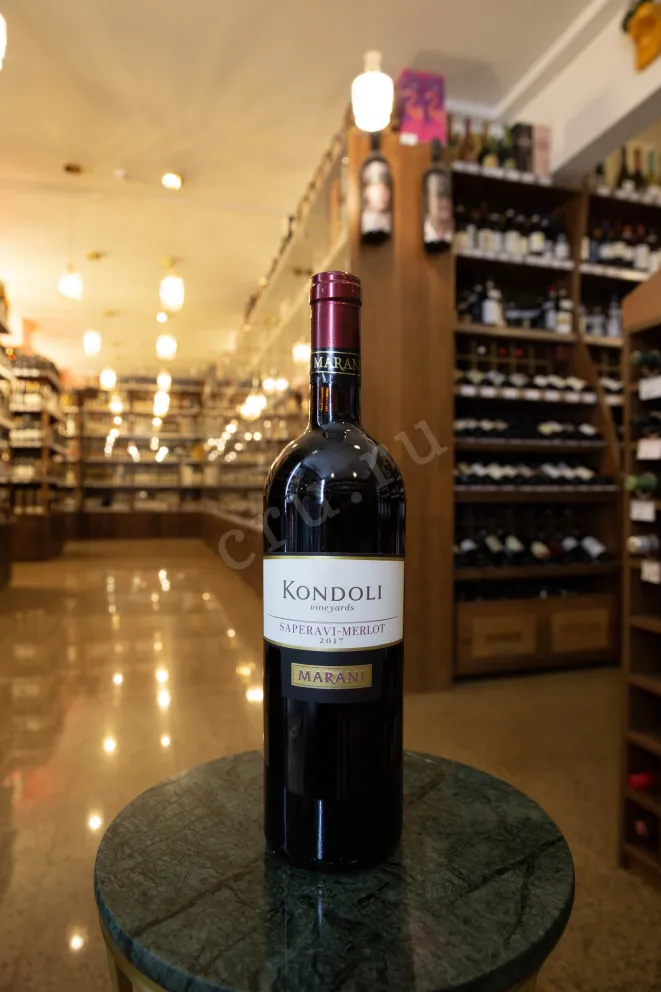В магазине Крю Профи Marani Kondoli Saperavi-Merlo 2017 0.75 л