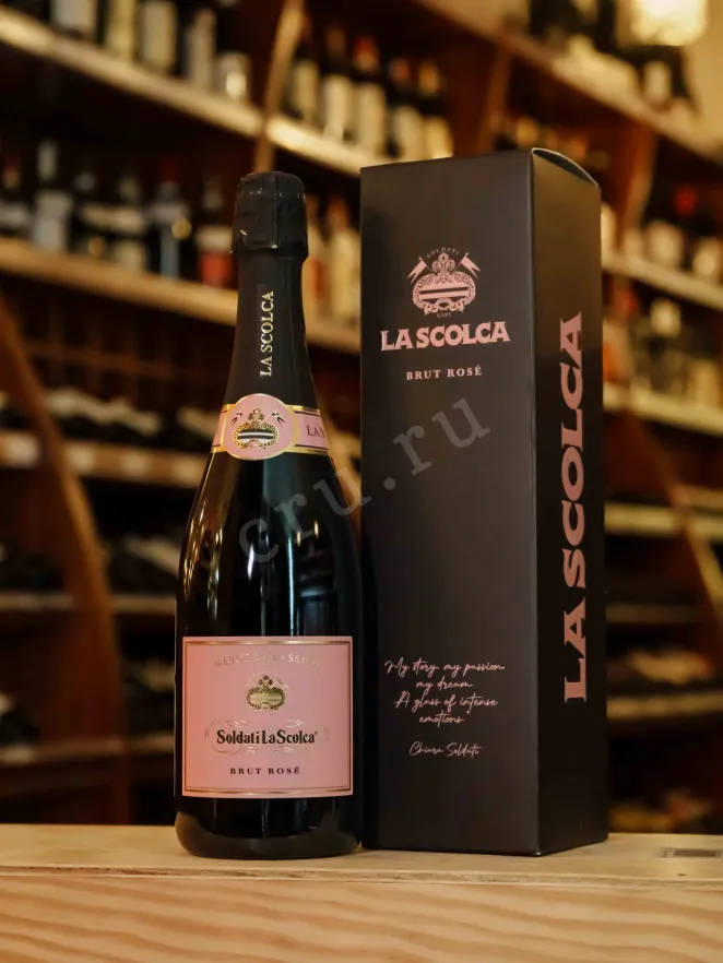 В магазине Крю Профи Soldati La Scolca Brut Rose in gift box 2021 0.75 л