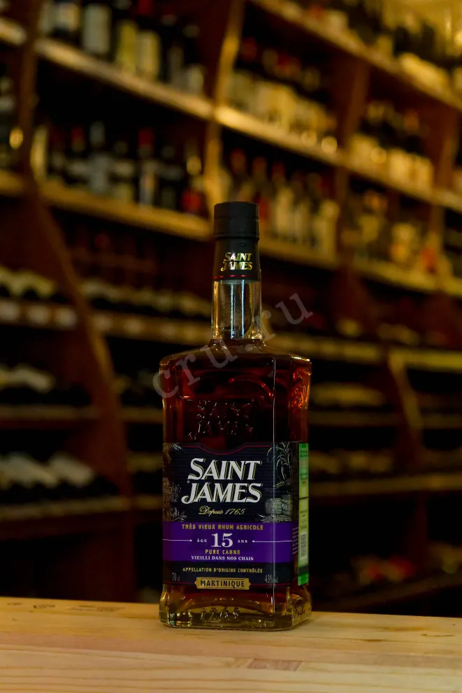 В магазине Крю Профи Saint James Agricole Tres Vieux 15 yeras in gift box 0.7 л
