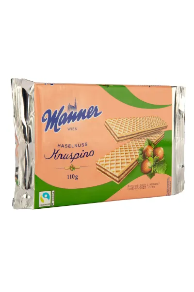 Вафли Manner Knuspino Kazelnuss 110 г