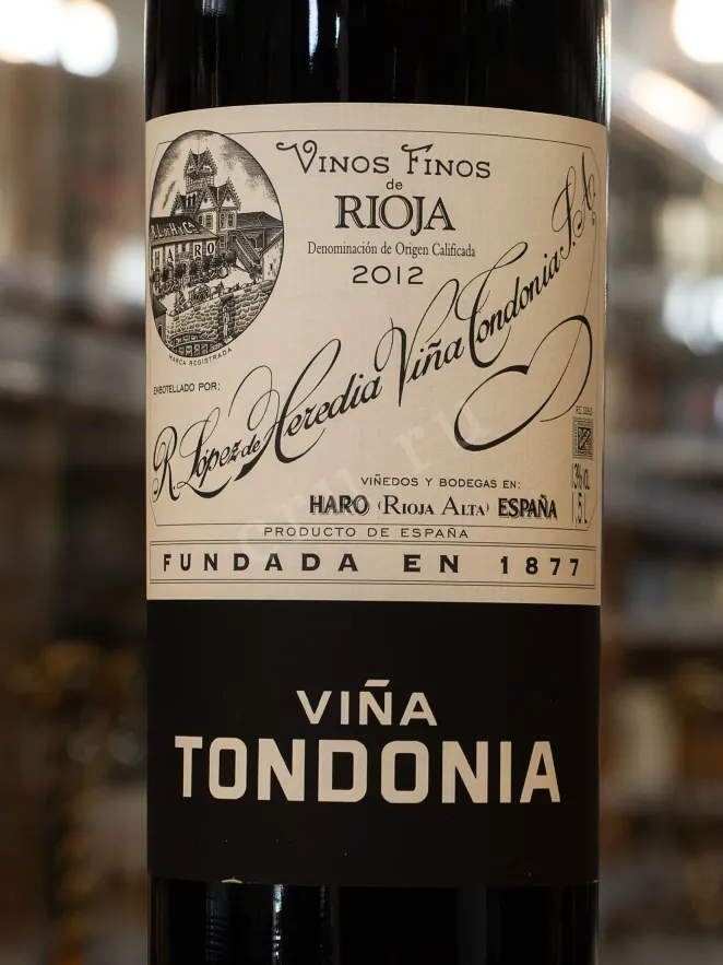 В магазине Крю Профи Vina Tondonia Reserva Red Dry DOC Rioja 2012 1.5 л