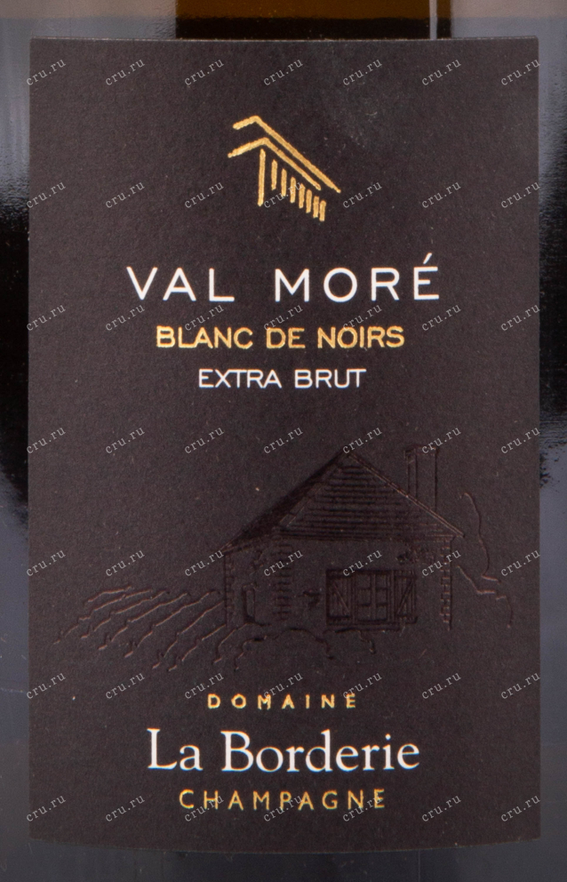 Этикетка игристого вина Domaine La Borderie Val More Blanc de Noir 0.75 л