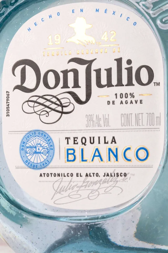 Этикетка Don Julio Blanco 0.7 л