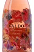 Этикетка Valdo Aquarius Rose Brut 2024 0.75 л