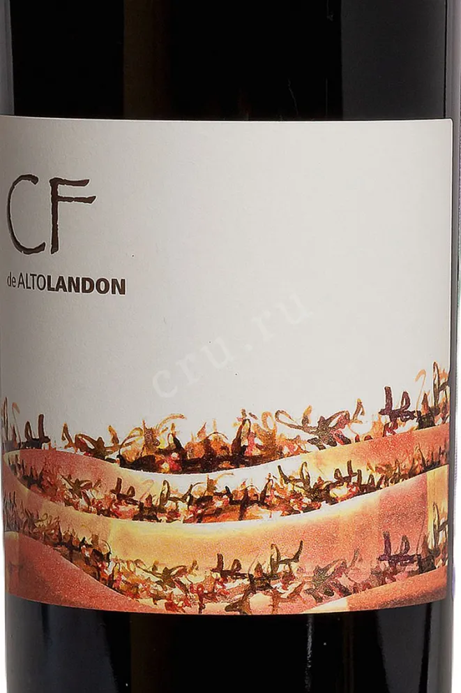 Этикетка Вино КФ де Альтоландон ДО Манчуэла 2023г 14% 0,75л красное сухое Испания 2023