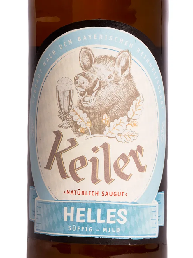 Этикетка Keiler Helles 0.5 л