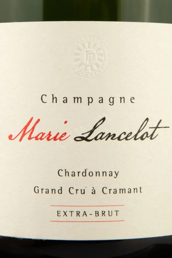 Этикетка Marie Lancelot Blans de Blans Grand Cru 0.75 л