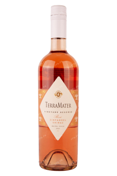 Вино TerraMater Zinfandel Shiraz Rose 2021 0.75 л